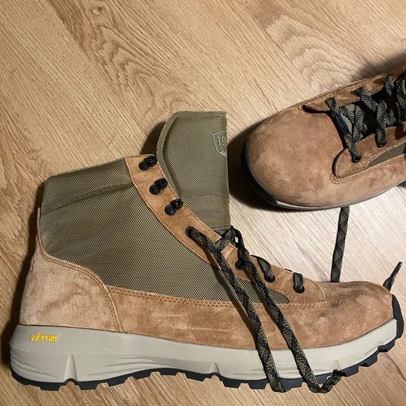 MENS DANNER EXPLORER 650 HIKING BOOTS OLIVE BROWN/OLIVE GREEN STYLE 65711 - Picture 1 of 4